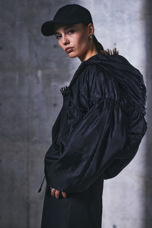 Quilted Hoodie Blouson