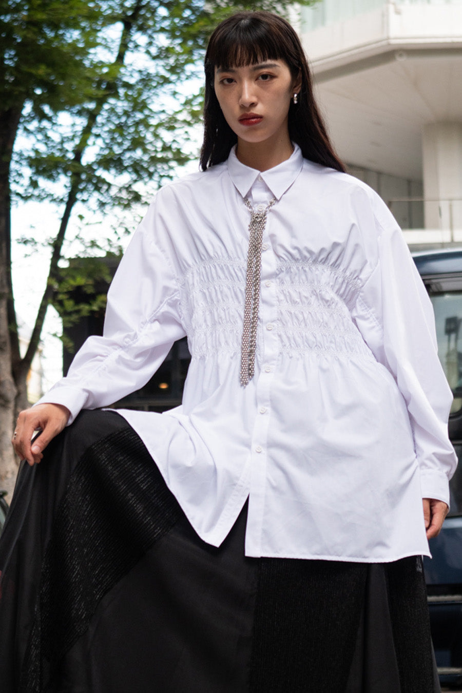 Smocking Overshirt