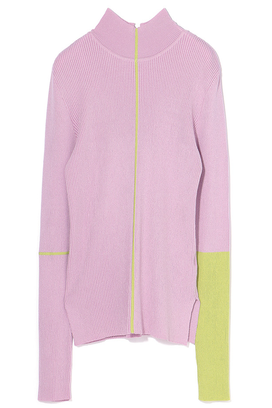 Blocking Color Knit Tops