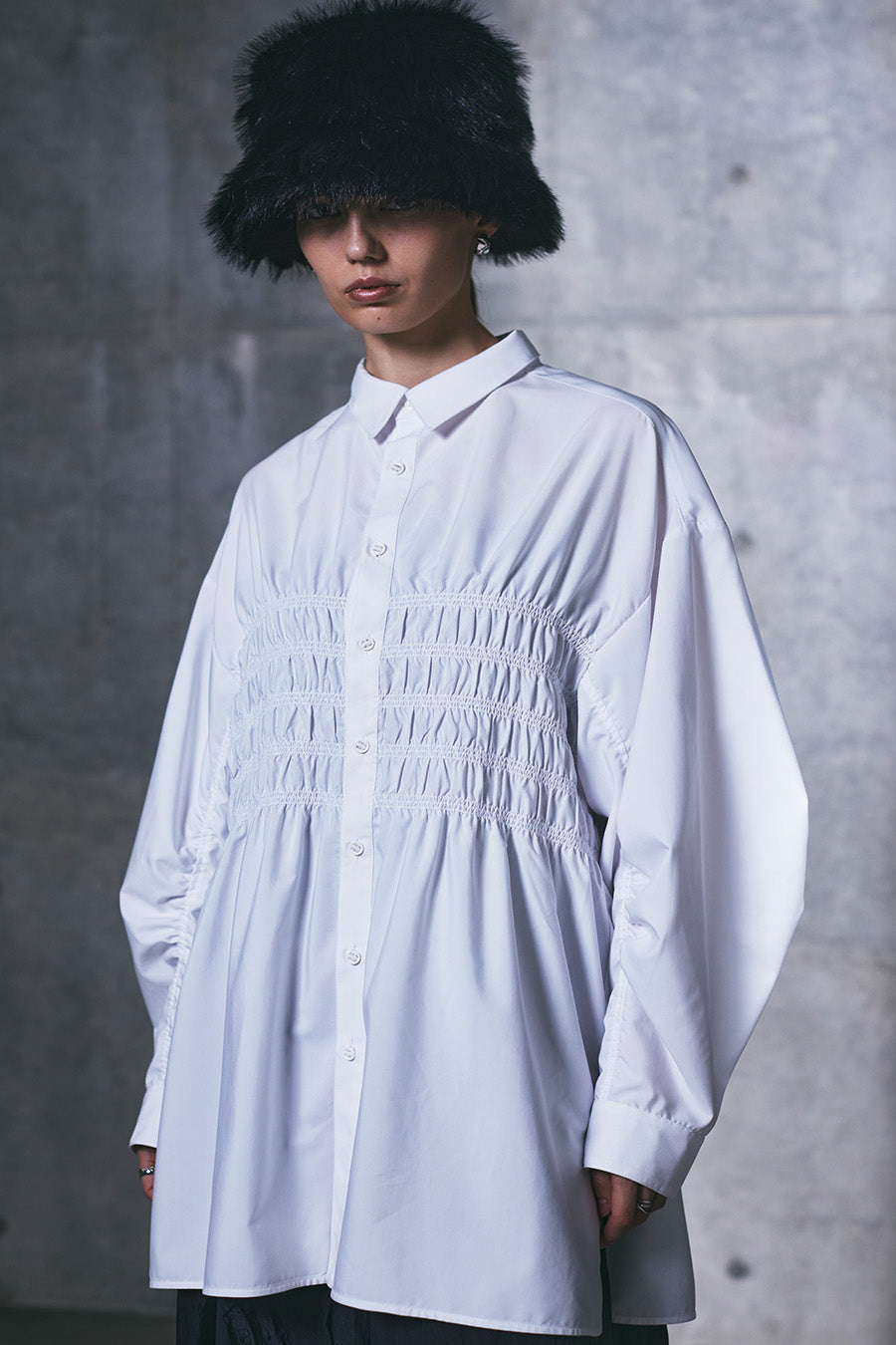 Smocking Overshirt