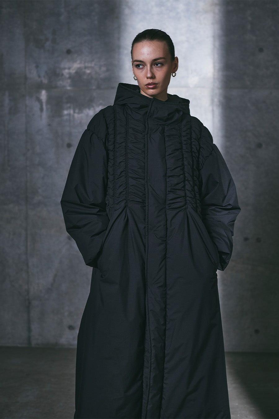 Padded Long Hooded Coat – aula-tokyo