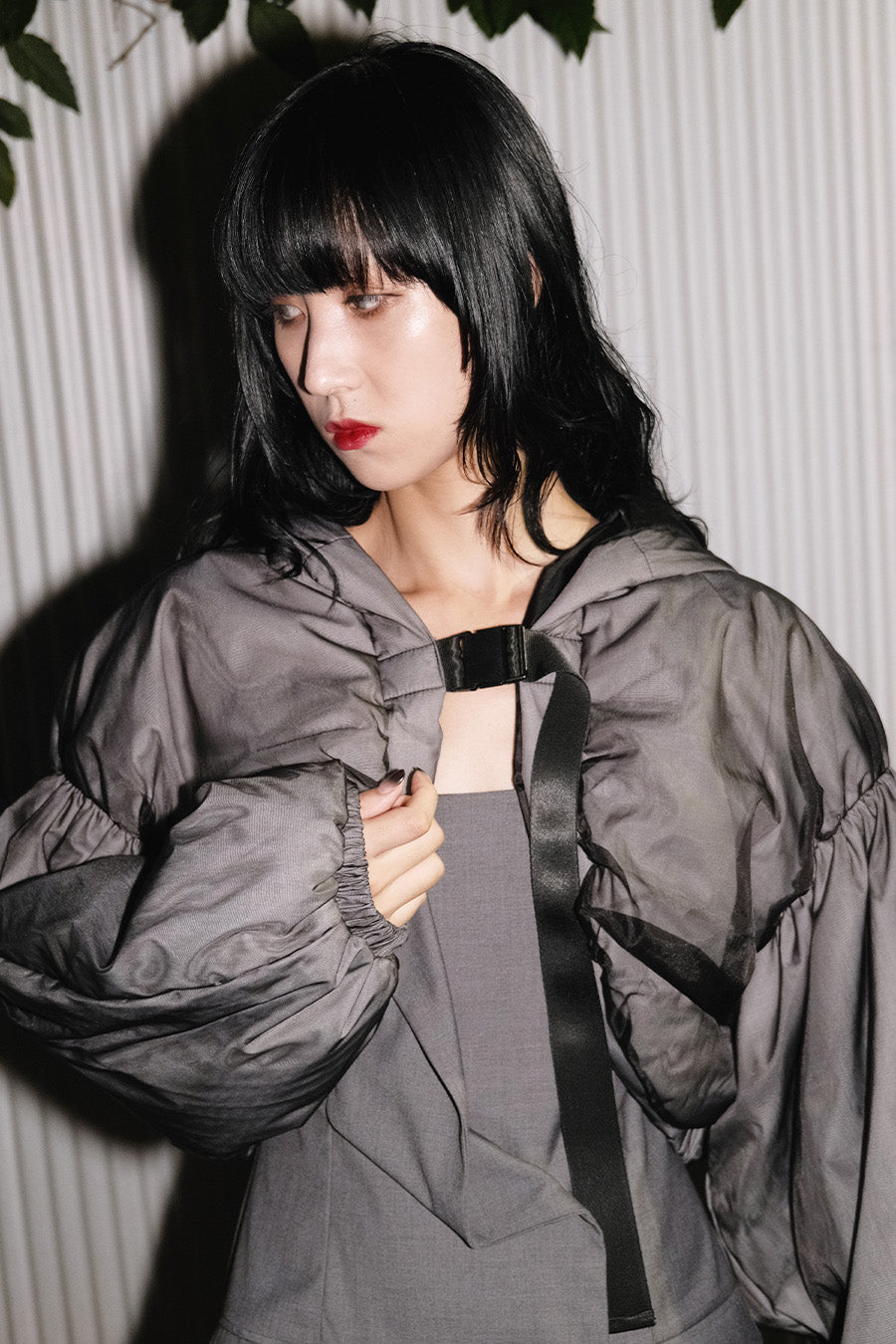 AULA Quilted Hoodie Blousonダウン 短丈 AULA Quilted Hoodie Blousonダウン 短丈